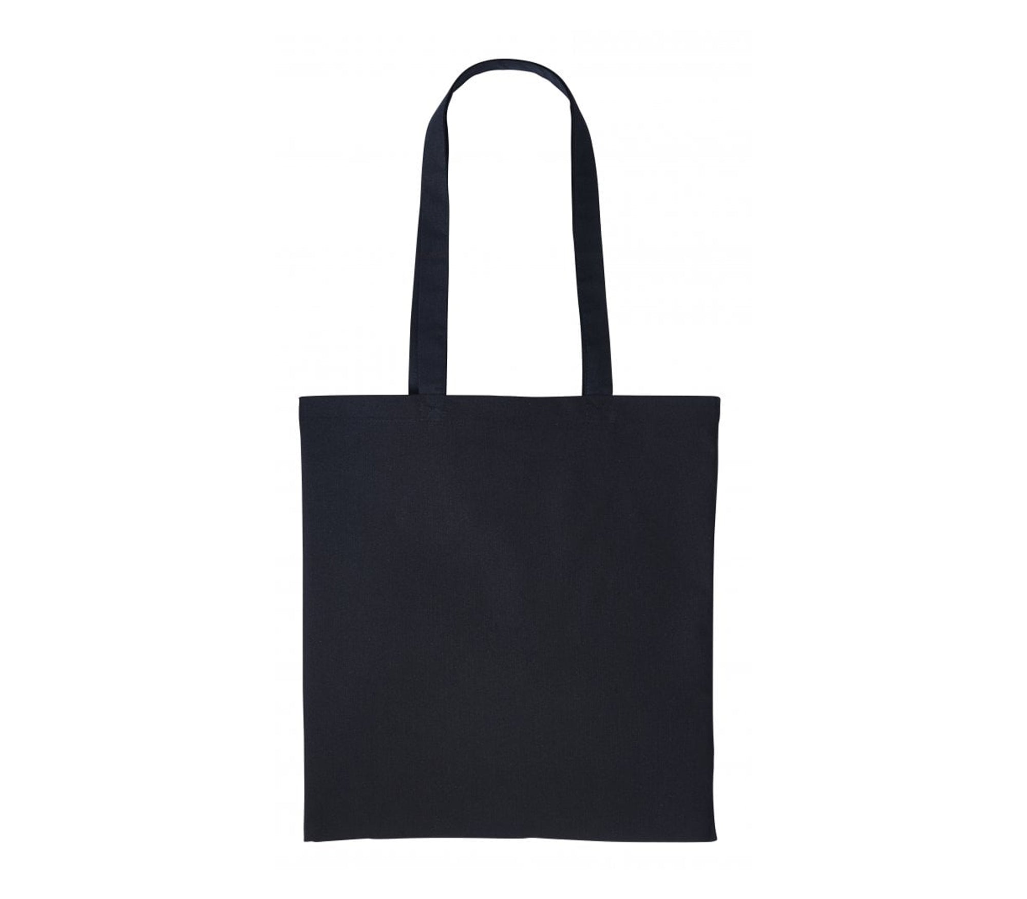 Black Plain Tote Bag