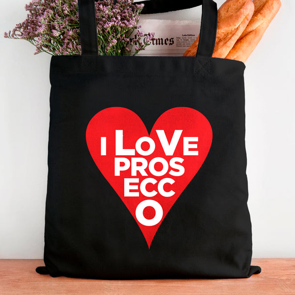 'I Love Prosecco' Cotton Tote Bag